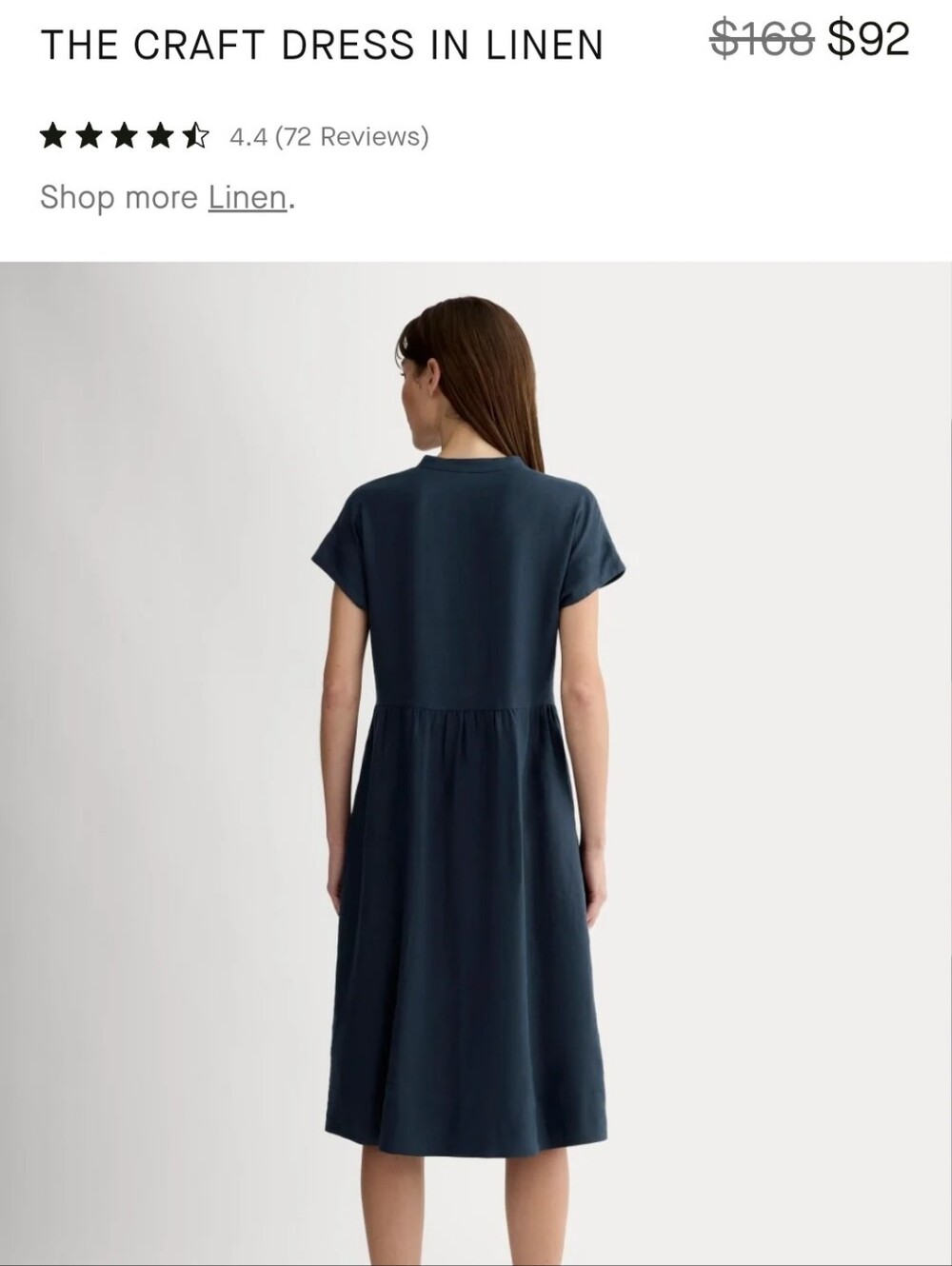 The Craft Dress in Linen - Picture 14 of 16